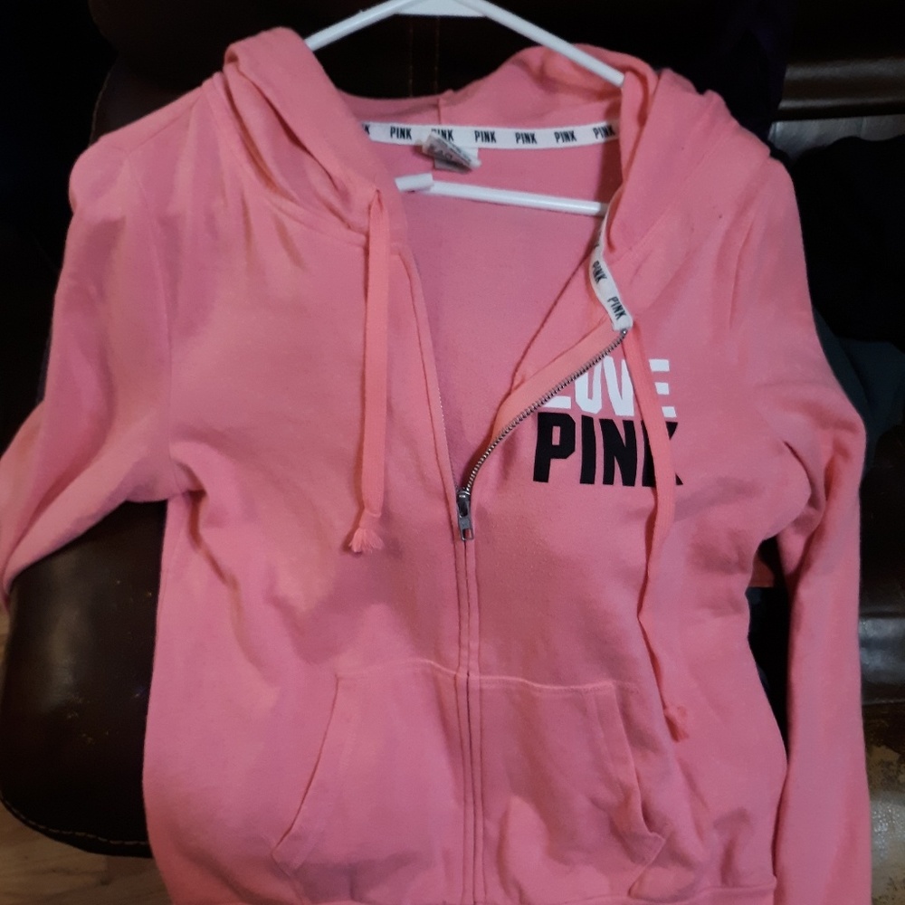 Pink hoodie